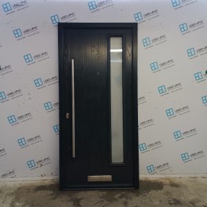 Used Anthracite Grey Composite Front Door 990mm x 2065mm C9D29