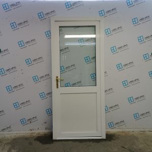 Used White Upvc Back Door 900mm x 2080mm C10D51