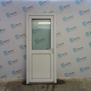 Used White Upvc Back Door 855mm x 2000mm 0578