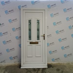 Used White Upvc Front Door 925mm x 2090mm 0699
