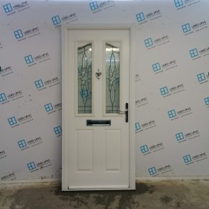 Used White Composite Front Door 915mm x 2060mm 0802