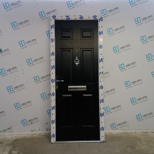 Brand New Black Composite Front Door 875mm x 2100mm SC2ND030