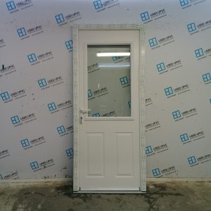 Brand New White Composite Back Door 880mm x 2050mm ND139