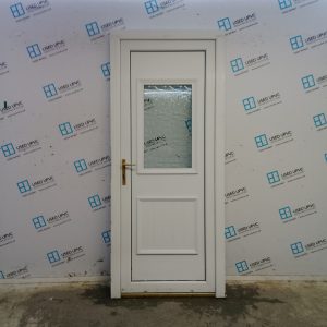 Used White Upvc Back Door 900mm x 2100mm 0171