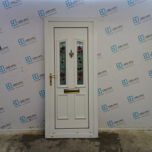 Used White Upvc Front Door 900mm x 2050mm SC2D052