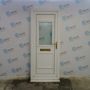 Used White Upvc Front Door 850mm x 2080mm C8D75