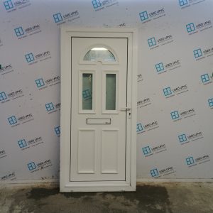 Used White Upvc Front Door 935mm x 2010mm C7D083