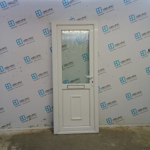 Used White Upvc Front Door 800mm x 1970mm (Reduce To 785mm) 0578