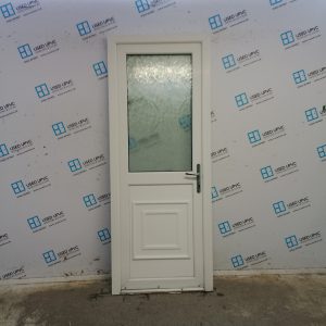 Used White Upvc Back Door 810mm x 2055mm 0233