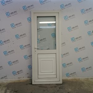 Used White Upvc Back Door 835mm x 2045mm 0171