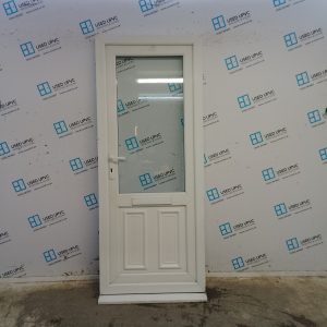 Used White Upvc Front Door 835mm x 2050mm 0090