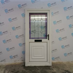 Used White Upvc Front Door 930mm x 2025mm C6080