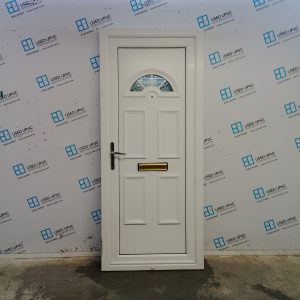 Used White Upvc Front Door 890mm x 2080mm C7D068
