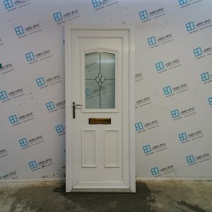 Used White Upvc Front Door 845mm x 2030mm C9D11
