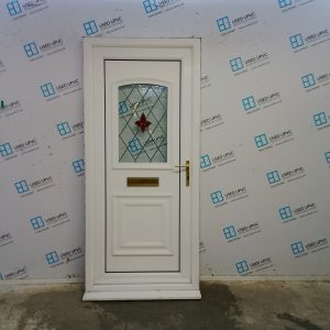 Used White Upvc Front Door 920mm x 2030mm SC2D061