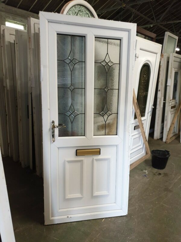 Used White Upvc Front Door 920 X 2050 (0075)