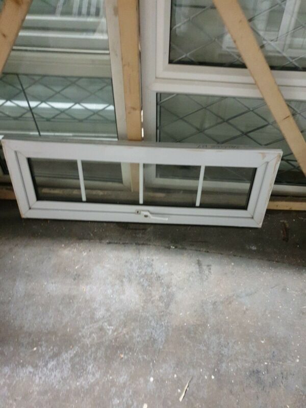 White Upvc Window 1215 X 415 (W0107) - Image 4