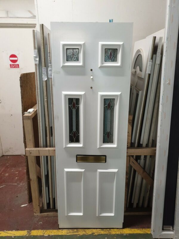 Used White Upvc Door Panel 620 X 1805 X 24 (P32) - Image 3