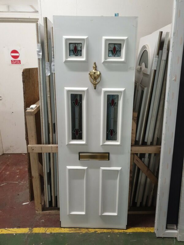 Used White Upvc Door Panel 620 X 1805 X 24 (P32)