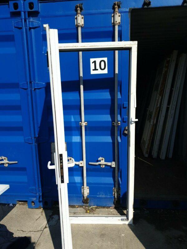 White Upvc Back Door 850 X 2020 (C10D4) - Image 4