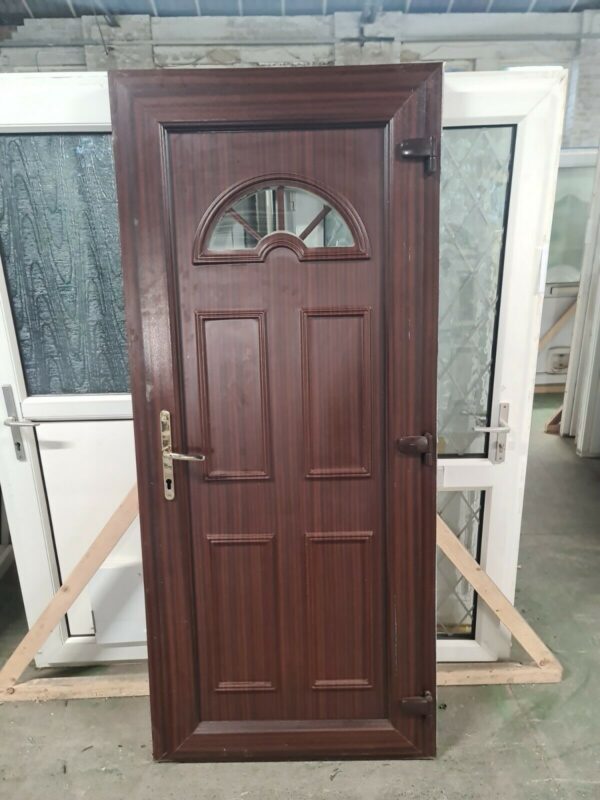 Upvc Woodgrain Back Door 895mm X 2045mm (Ref 0048) - Image 3