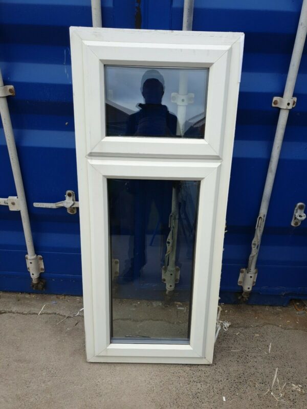 White Upvc Window 600 X 1415 (C1W50)