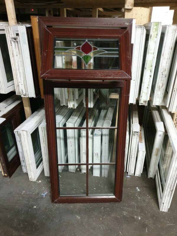 Woodgrain Upvc Window 650 X 1530 (W0391) - Image 3